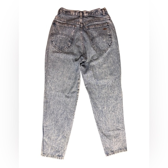 Vintage 80s/90s Chic Blue Acid Wash Women Jeans - Picture 2 of 6